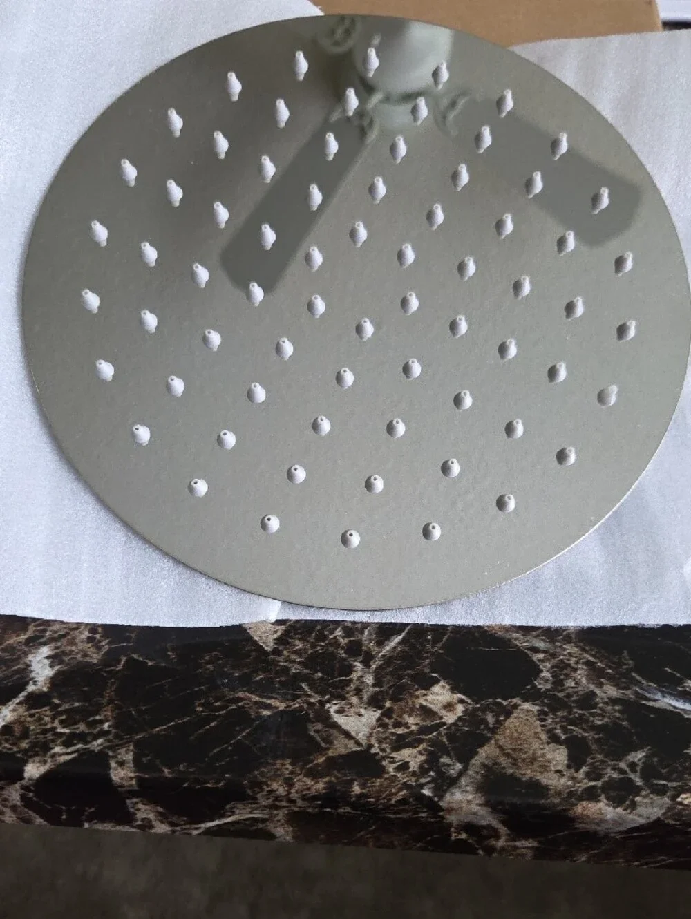 Contemporary Round Rain Shower Head - Polished Finish
